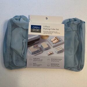 Open Story Blue Packing Cube Set